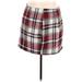 Shein Casual Mini Skirt Mini: Red Plaid Bottoms - Women's Size 3X