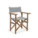 Arlmont & Co. Silpa Folding Director Chair Wood in Blue/Brown | 46 H x 19.75 W x 19 D in | Wayfair 2B0BF4E68F2247F99D81529D5104545E