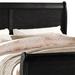 Alcott Hill® Brizeida Sleigh Bed Wood in White/Black | 47 H x 56 W x 85 D in | Wayfair 9E3EB9F58060498F9AB293D44B489D59
