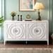 Winston Porter Raechell 60" Wide Sideboard in White | 31.5 H x 60 W x 16 D in | Wayfair 14376FCE0D0E410AA4629B1D4C44D64F