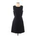 Gap Casual Dress - A-Line: Black Solid Dresses - Women's Size 6