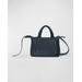 Mini Grained Leather Top-handle Bag