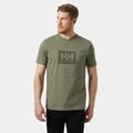 Helly Hansen T-shirt In Morbido Cotone Hh Box Uomo Verde Xl