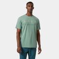 Helly Hansen T-shirt In Cotone Riciclato Con Stampa Skog Uomo Verde Xl