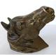 Vintage 1930 Bronze Horse Wall Sculpture Signed Hot Cast Art Deco Horse Head 8in Horse Bust Wall Art Home Decor