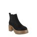 Alejandro Stacked Platform Chelsea Boot