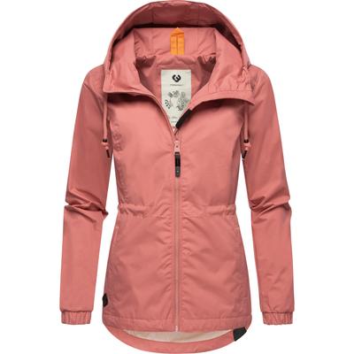 Outdoorjacke RAGWEAR "Danka", Damen, Gr. XXXL (46), rosa (blassrosa), Außenmaterial: 100% Polyester, Innenfutter: 100% Polyester, casual, regular fit hüftbedeckend, Langarm Ärmel ohne Ärmelschlitz elastischer Bund mit innenliegendem Gummizug,... Image
