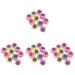 4pcs TOYMYTOY 10pcs 32mm Glow in the Dark Halloween Bouncy Balls Scary Eye Balls Halloween Party Supplies (Random Color)