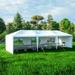 10 x 30 ft Garden Party Event Tent with 5 Walls White