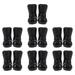 21 Pairs Christmas Boots Mini Santa Shoes Model Dollhouse Accessories 7 Chirtmas Decoration Props Top Hat Micro Scene Child Plastic