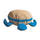 Pouf tortue extérieur flottant beige et bleu