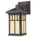 1 Light Outdoor Wall Lantern Oil Rubbed Bronze Finish On Steel With Ho Each