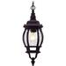 1 Light Black Outdoor Chain Lantern