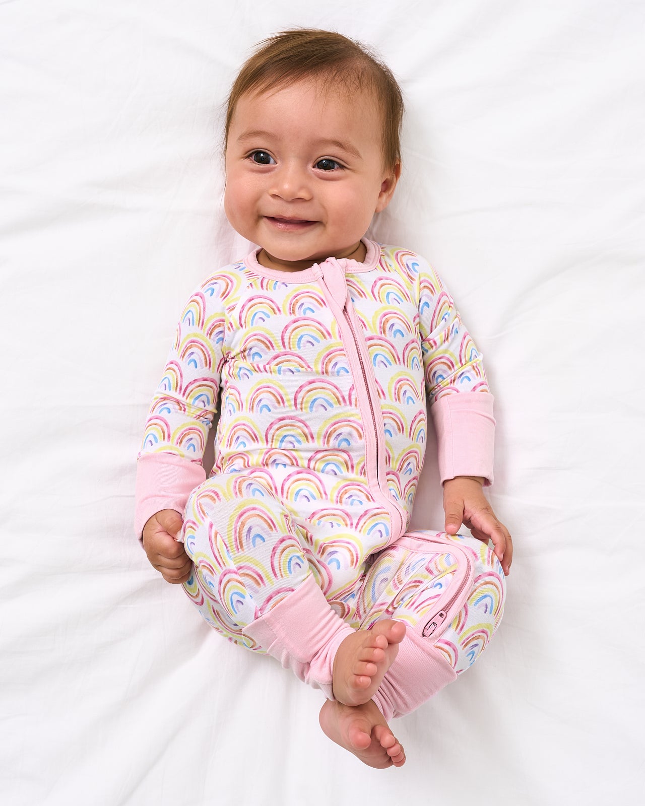Pastel Rainbows Zippy - Preemie