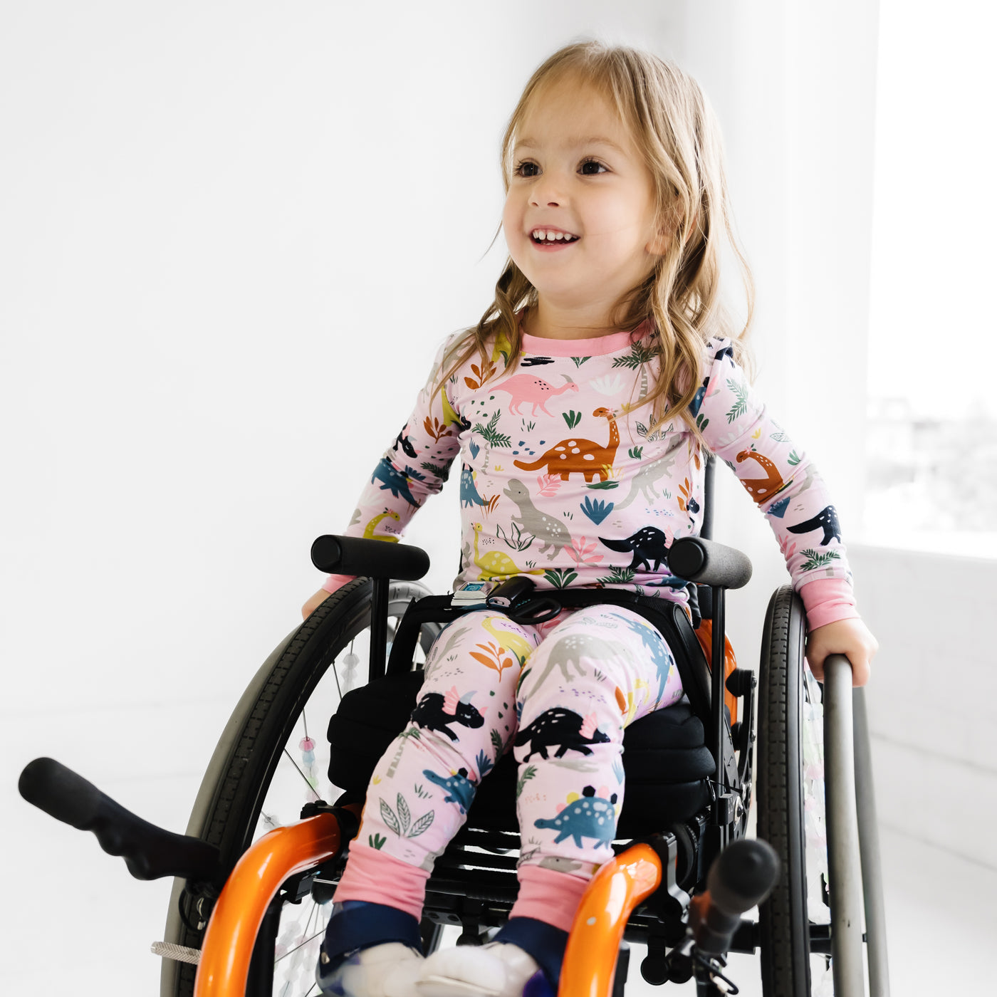 Pink Jurassic Jungle Two-Piece Pajama Set - 3T