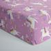 Sienna's Unicorns Fitted Crib Sheet - Standard