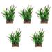 5 Pack Fish Tank Aquarium Live Plants Aquarium Water Grass Decor Fake Water Plants Artificial Aquatic Plants Decorations Decorate Resin Plastic