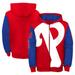 Youth Fanatics Branded Red/Royal Philadelphia Phillies Postcard Full-Zip Hoodie Jacket