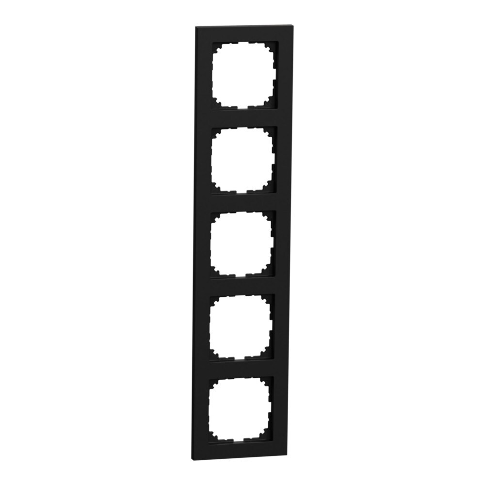 Merten Rahmen 5fach sw matt MEG4050-3603 Image