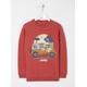 Red FATFACE Jeep Crew Neck Sweatshirt - FatFace by Sainsbury's