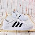 Adidas Shoes | New Adidas Mens Vs Set Canvas Skateboarding Shoes Sneakers | Color: Black/White | Size: 10.5