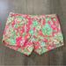 Lilly Pulitzer Shorts | Lily Pulitzer Adie Short Flamingo Pink Size 4 | Color: Green/Pink | Size: M