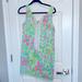 Lilly Pulitzer Dresses | Lilly Pulitzer Multicolored Coconut Jungle Print Cathy Dress Size 4 | Color: Green/Pink | Size: 4