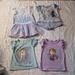 Disney Matching Sets | Girl's Disney Frozen Bundle Size | Color: Blue/Purple | Size: Girls Size 4 And 5