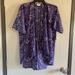 Lularoe Shirts & Tops | Lularoe Llr Bianka Kimono Open Front Top Coverup Nwt | Color: Black/Purple | Size: Lg