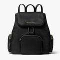 Michael Kors Bags | Michael Kors Large Abbey Cargo Nylon Drawstring Backpack Black Nwot | Color: Black | Size: Os