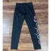 Adidas Bottoms | Adidas Regular Fit Black Legging Colorful Logo Girls Size Large 14 Aeroready | Color: Black | Size: Lg