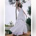 Free People Dresses | Free People Endless Summer Santa Maria Crochet Inset Beach Maxi Dress | Color: Silver | Size: M