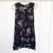 Free People Dresses | Free People Snap Out Of It Swing Black Dress Women's Size Medium M | Color: Black/Blue | Size: M