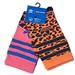 Adidas Underwear & Socks | Adidas Rich Mnisi Animal Print Crew Socks 2 Pack | Color: Orange/Pink | Size: Os