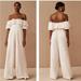 Anthropologie Pants & Jumpsuits | Anthropologie/Bhldn Fame And Partners Tassiah Jumpsuit | Color: White | Size: 4