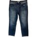Free People Jeans | Free People High Rise Jeans Womens Blue Straight Leg Stretch Denim Size 30 | Color: Blue | Size: 30
