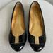 Kate Spade Shoes | Kate Spade Bow Flat (Like New) Size 8.5 | Color: Black/Gold | Size: 8.5