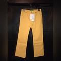 Free People Jeans | Free People Sr Vs Sandrine Rose The Virgin Label Yellow Size 27 Button Up Jeans | Color: Yellow | Size: 4