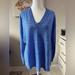 J. Crew Sweaters | J.Crew Wool Blend V Neck Light Sweater, Size Small | Color: Blue/White | Size: S