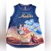 Disney Tops | Disney Aladdin Vintage Tank Top Size M | Color: Blue/Yellow | Size: M