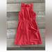 Madewell Dresses | Madewell Red Sleeveless A Line Dress, Size Small, Pockets Summer Classic | Color: Red | Size: S