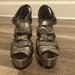 Jessica Simpson Shoes | Brand New, Jessica Simpson Size 6.5 Darling, Platform Helped Sandals!!! | Color: Silver | Size: 6.5