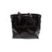 Coach Leather Tote Bag: Patent Black Print Bags