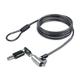 StarTech.com Nano Laptop Cable Lock, 6ft (2m), Anti-Theft Keyed Lock, Security Cable Locks Nano Slot Notebooks, For EliteBook/2-1 Laptops, Steel Cable Lock For Laptop (NANOK-LAPTOP-LOCK)