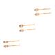 minkissy 6 Pcs Pet Bath Brush Pet Hair Brush Dog Cleaning Cat Dog Bath Brush Pet Shampoo Cat Bathing Brush Pet Shower Brush Cat Undercoat Brush Pet Brush Solid Wood Bristle Cleaning Brush