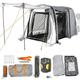 Inflatable SUV Tent Wild Camping Tail Tent Car Fishing Roof Outdoor Ventilated with Independent Waterproof Pad (with Inner Net Tent)