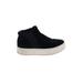 Vince. Sneakers: Slip-on Platform Casual Black Solid Shoes - Women's Size 7 - Round Toe