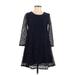 Abercrombie & Fitch Casual Dress - A-Line: Blue Dresses - Women's Size Small