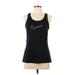 Nike Active Tank Top: Black Activewear - Women's Size Large