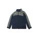 Under Armour Track Jacket: Below Hip Blue Color Block Jackets & Outerwear - Kids Girl's Size Medium